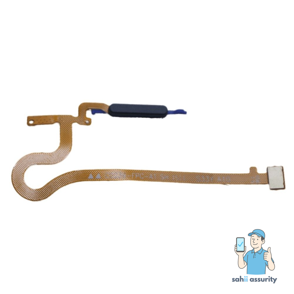 Fingerprint Sensor with Flex Cable for Vivo Y21 2021 Black thumbnail